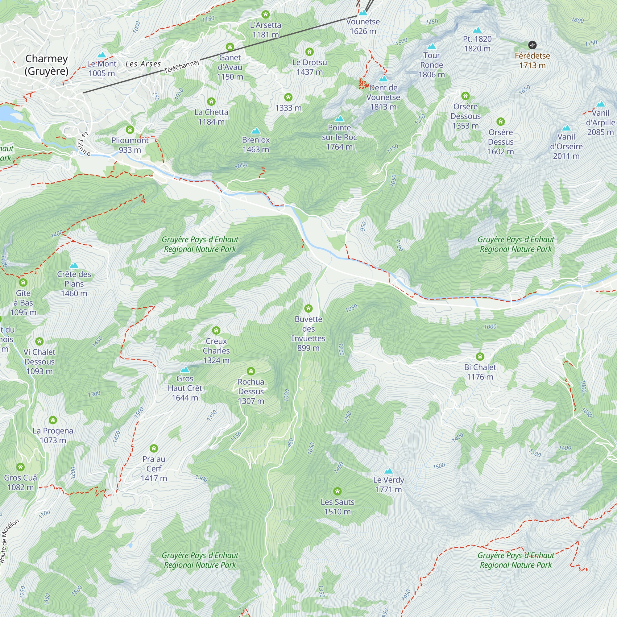 Buvette des Invuettes map