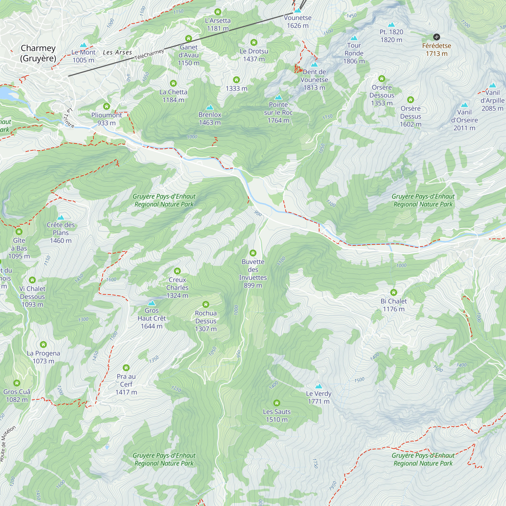 Buvette des Invuettes map