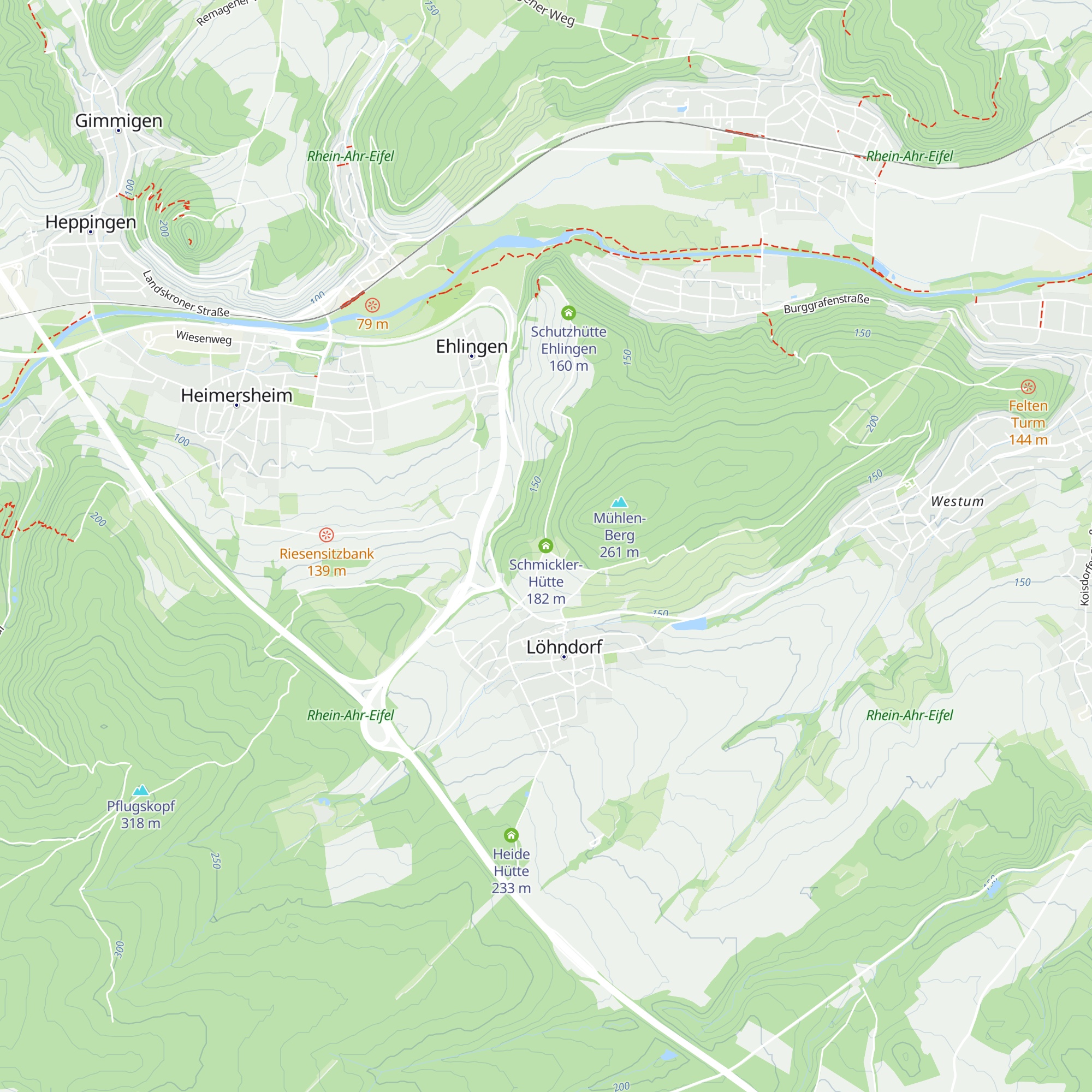 Schmickler-Hütte map