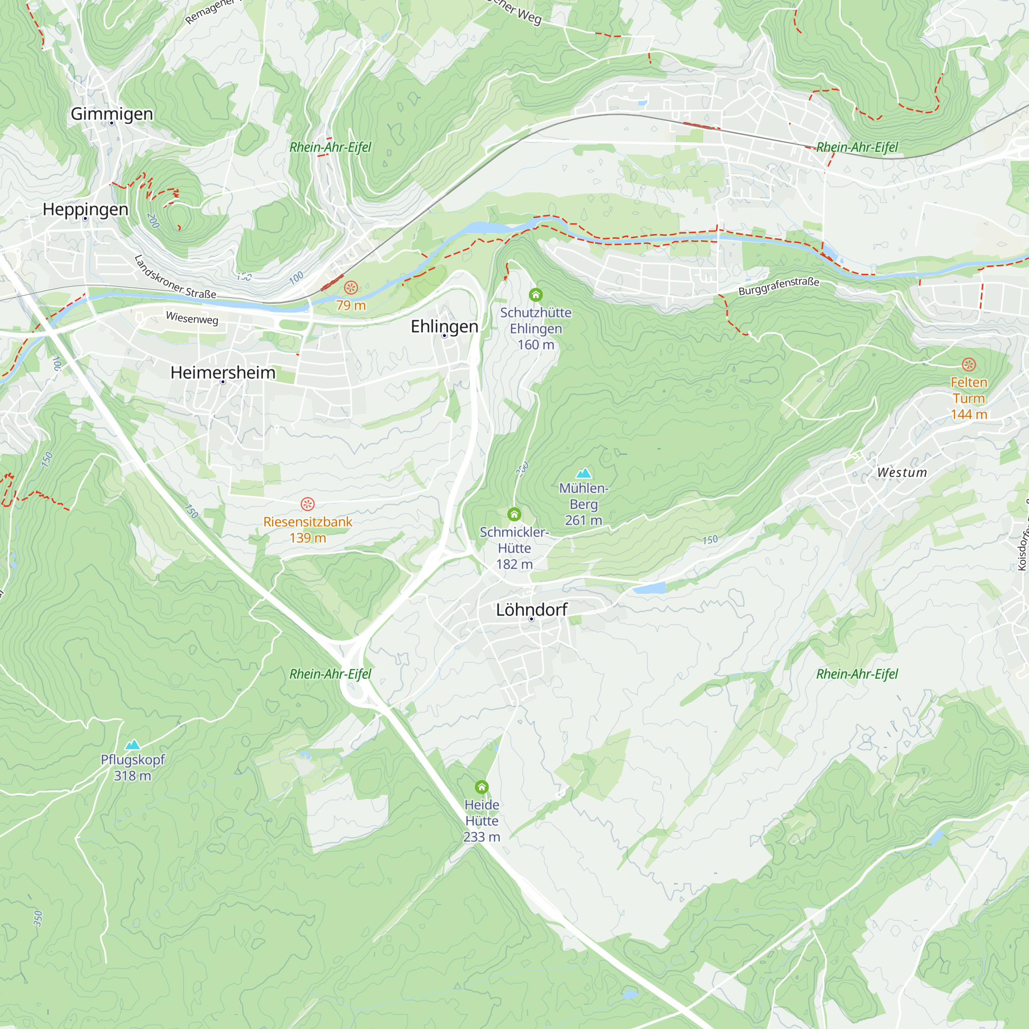 Schmickler-Hütte map