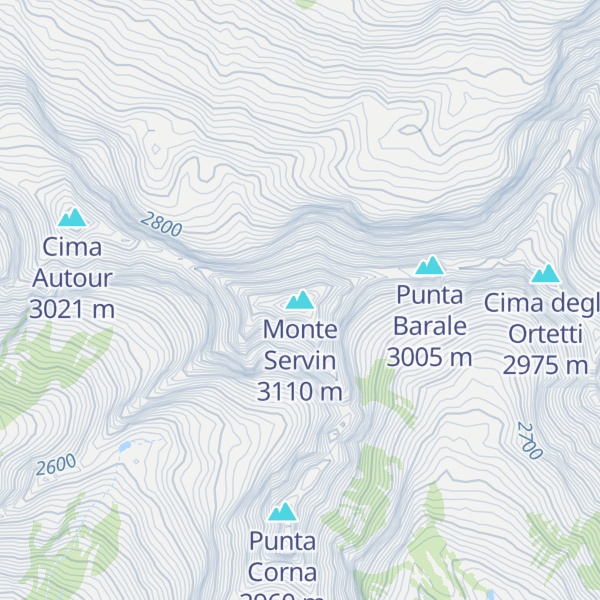 Map of Monte Servin