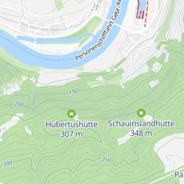 Map of Kniebrechhütte