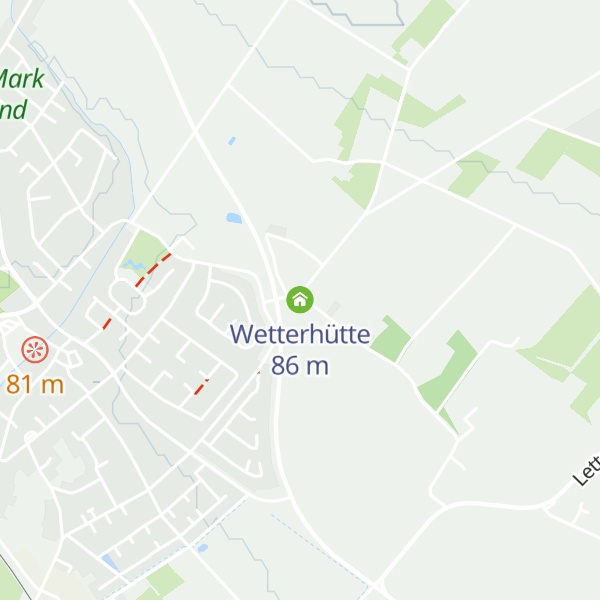 Map of Wetterhütte