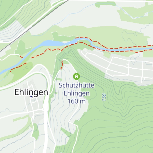 Map of Schutzhütte Ehlingen