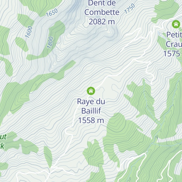 Map of Raye du Baillif