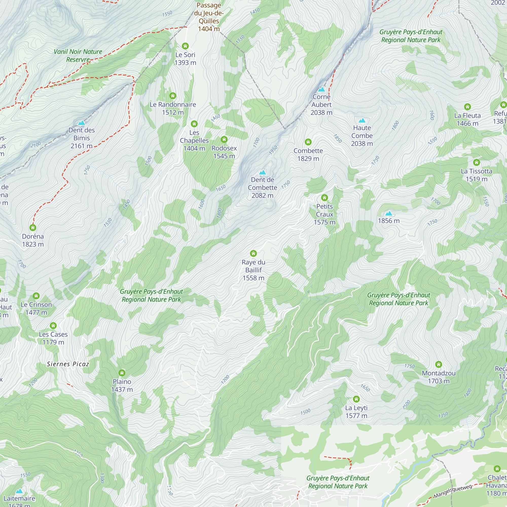 Raye du Baillif map