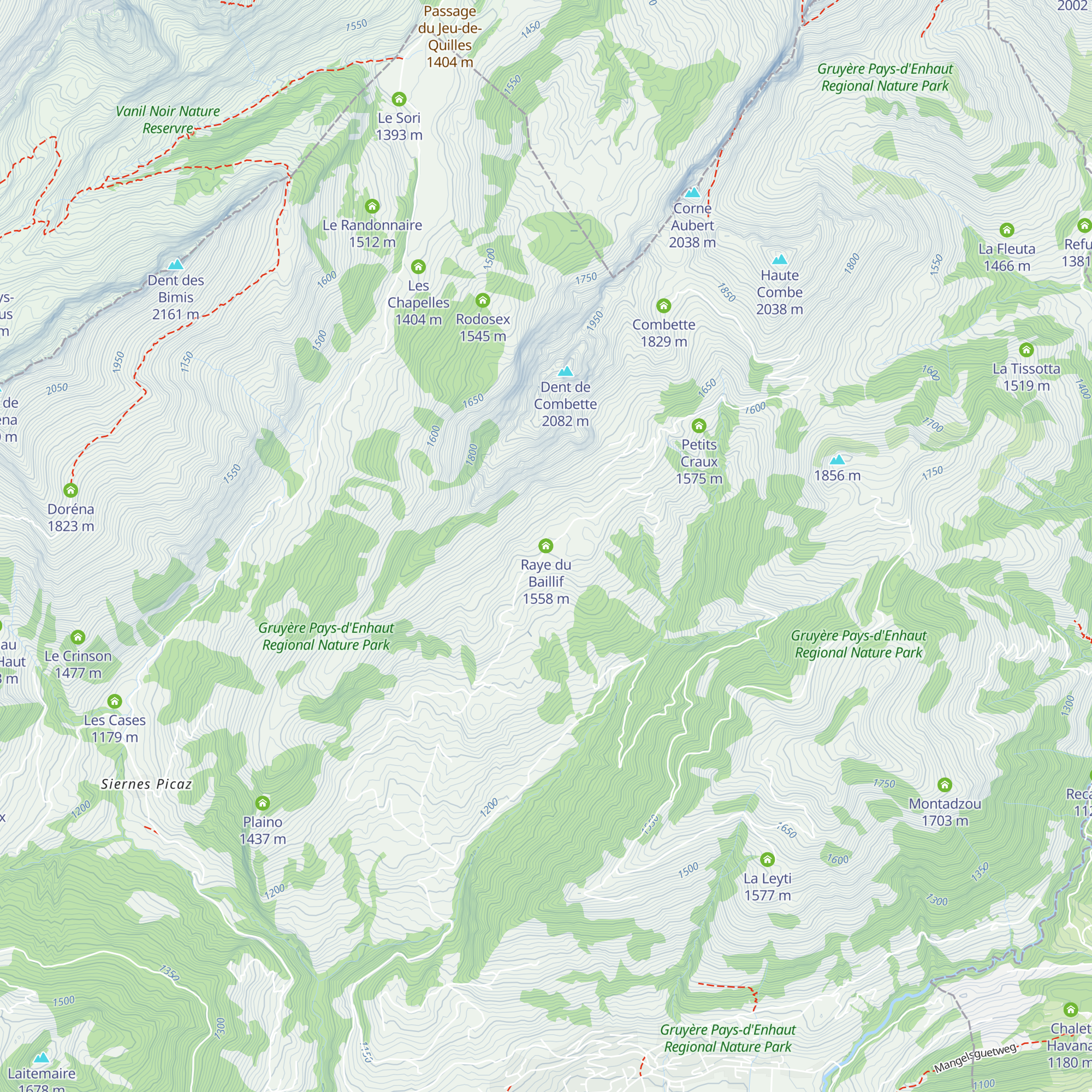 Raye du Baillif map