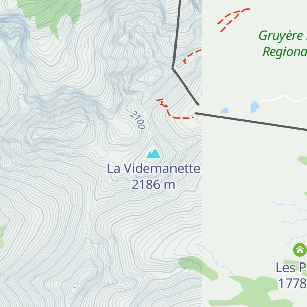 Map of La Videmanette