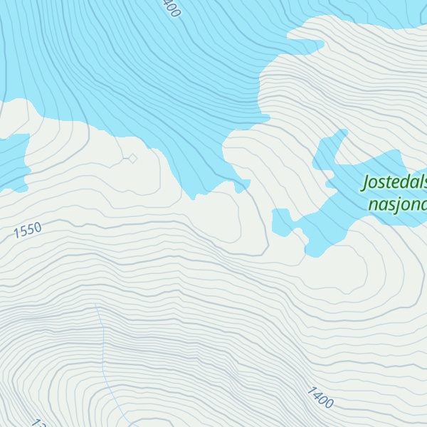 Map of Grøndalsfjellet