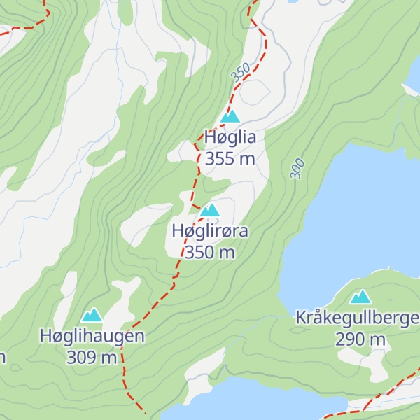 Map of Høglirøra