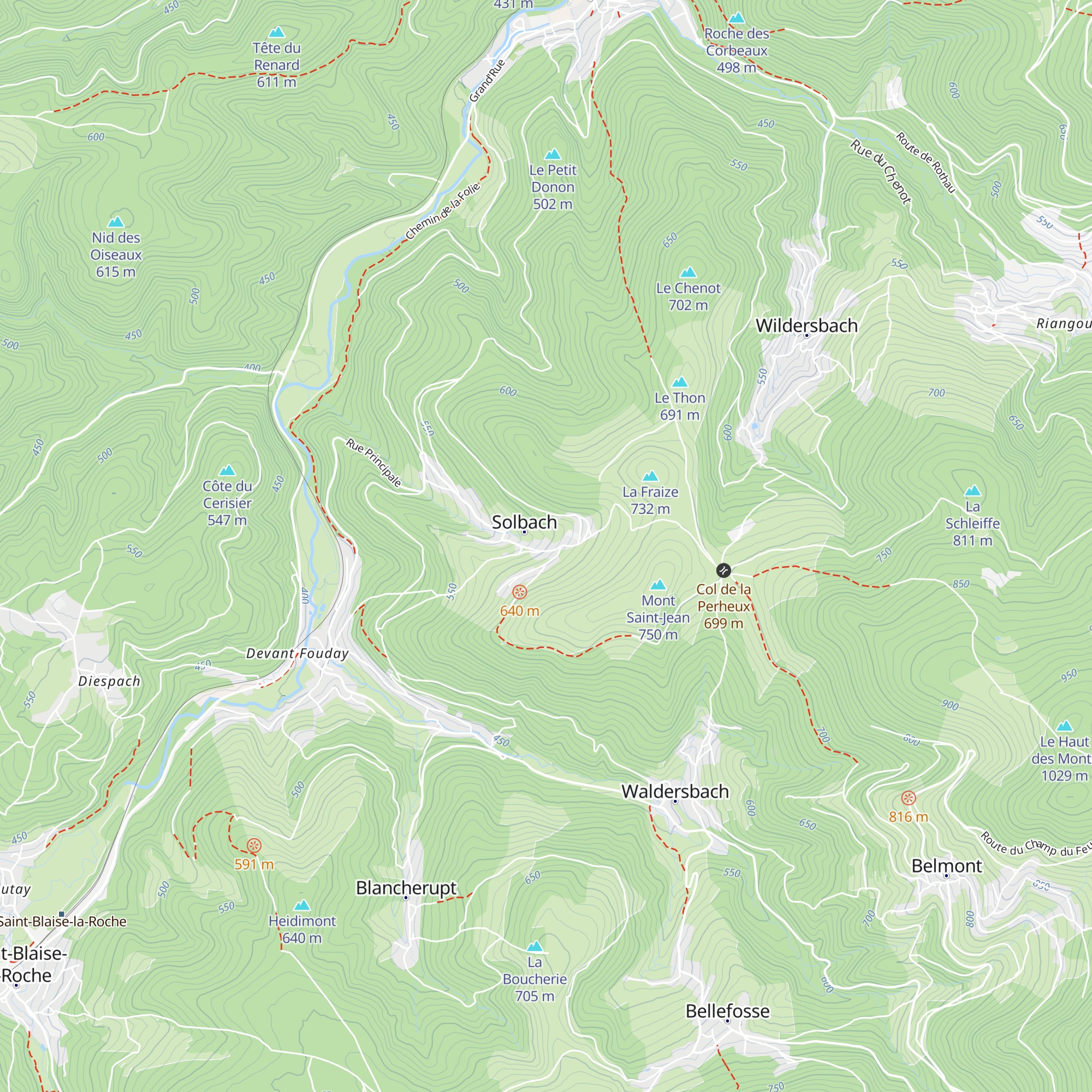 Gîte Monique Digeon map