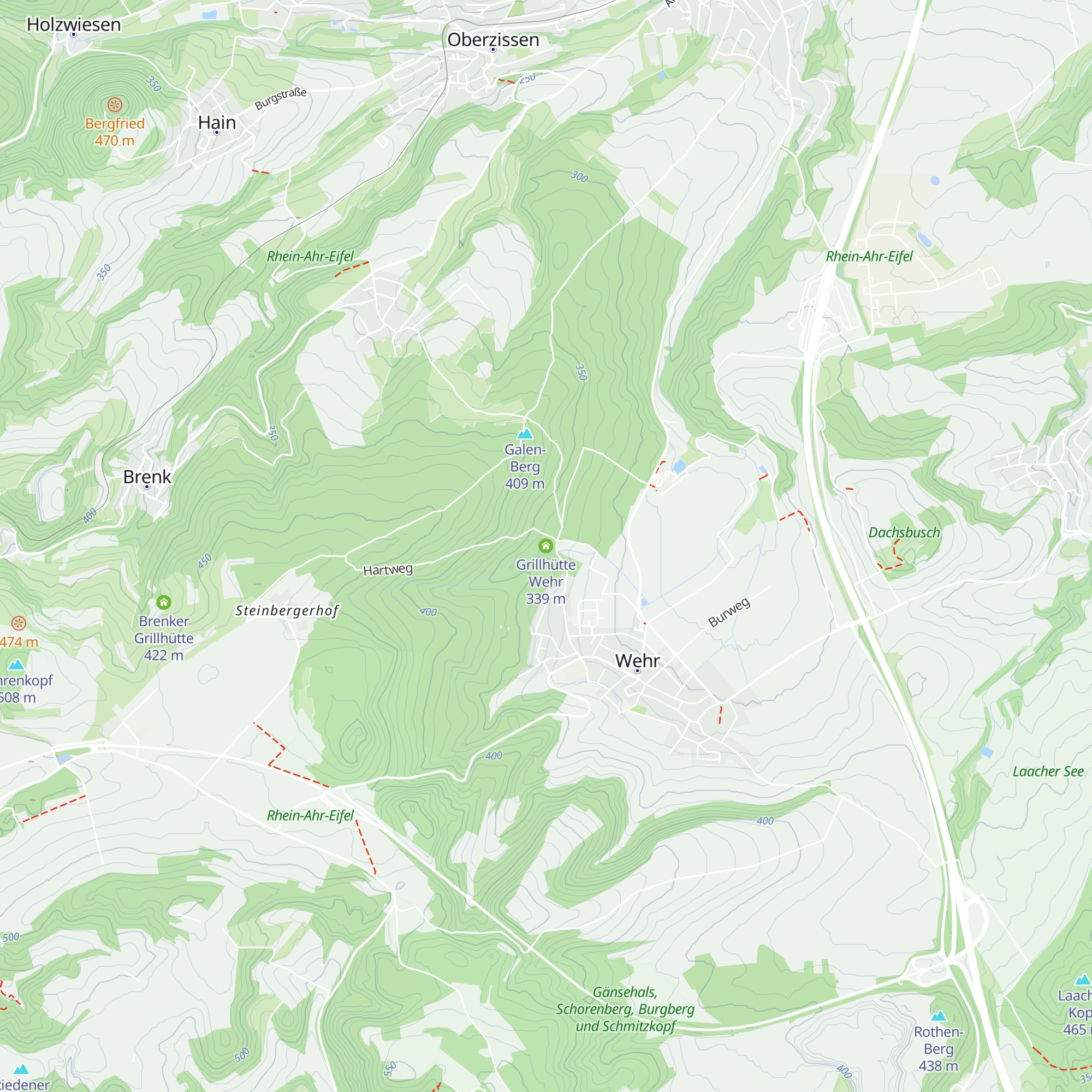 Grillhütte Wehr map