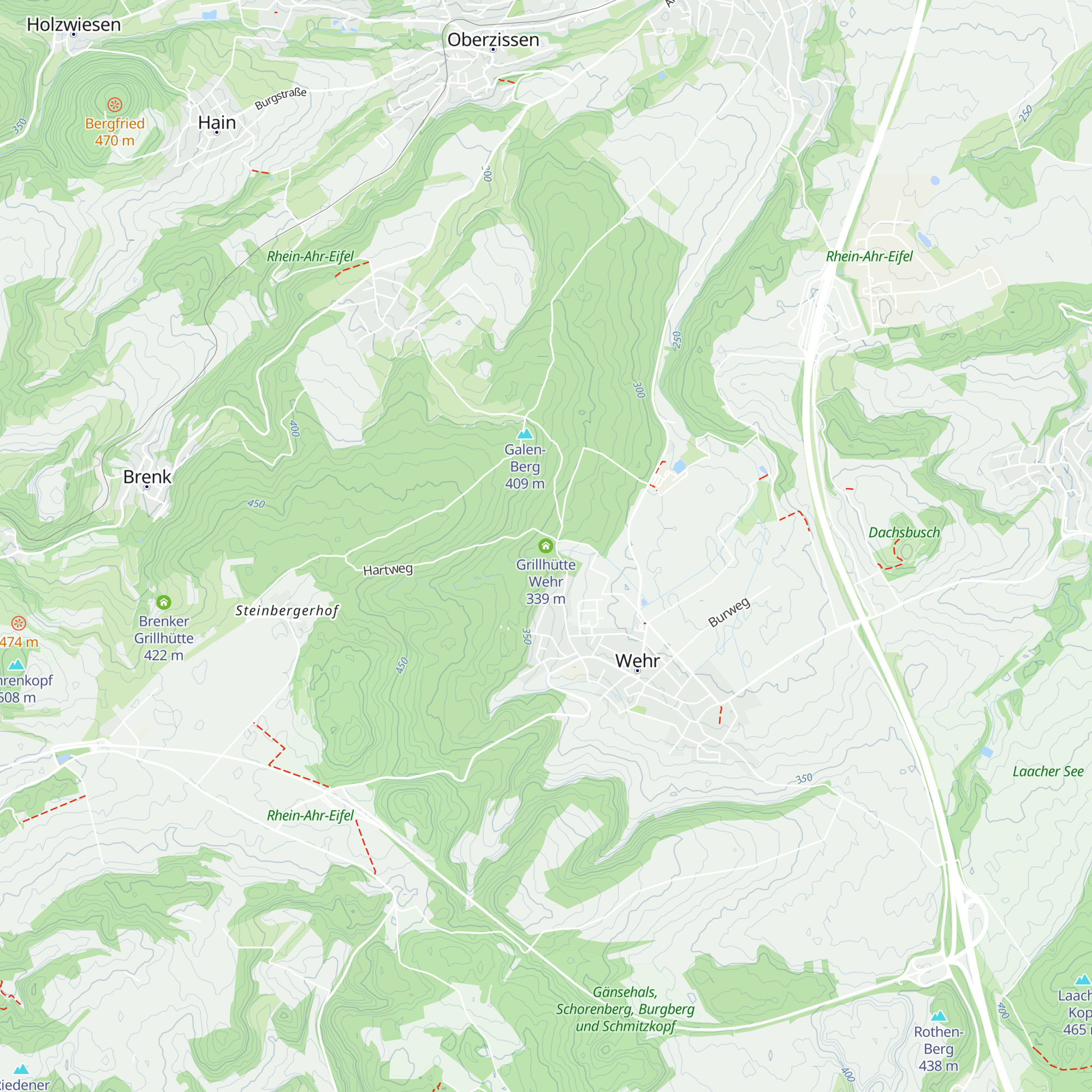 Grillhütte Wehr map