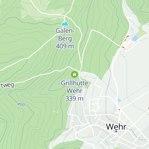 Map of Grillhütte Wehr
