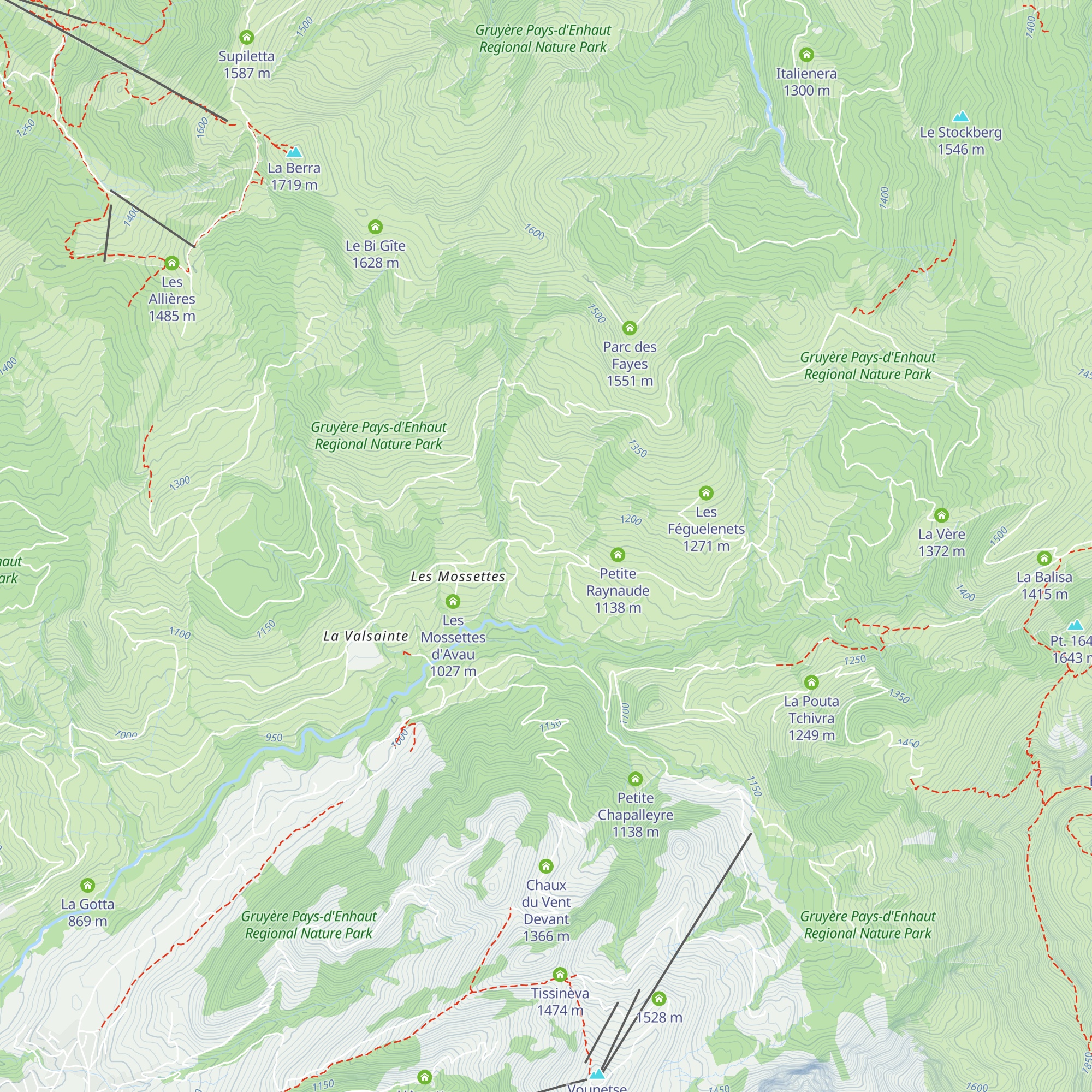 Les Planfèches map