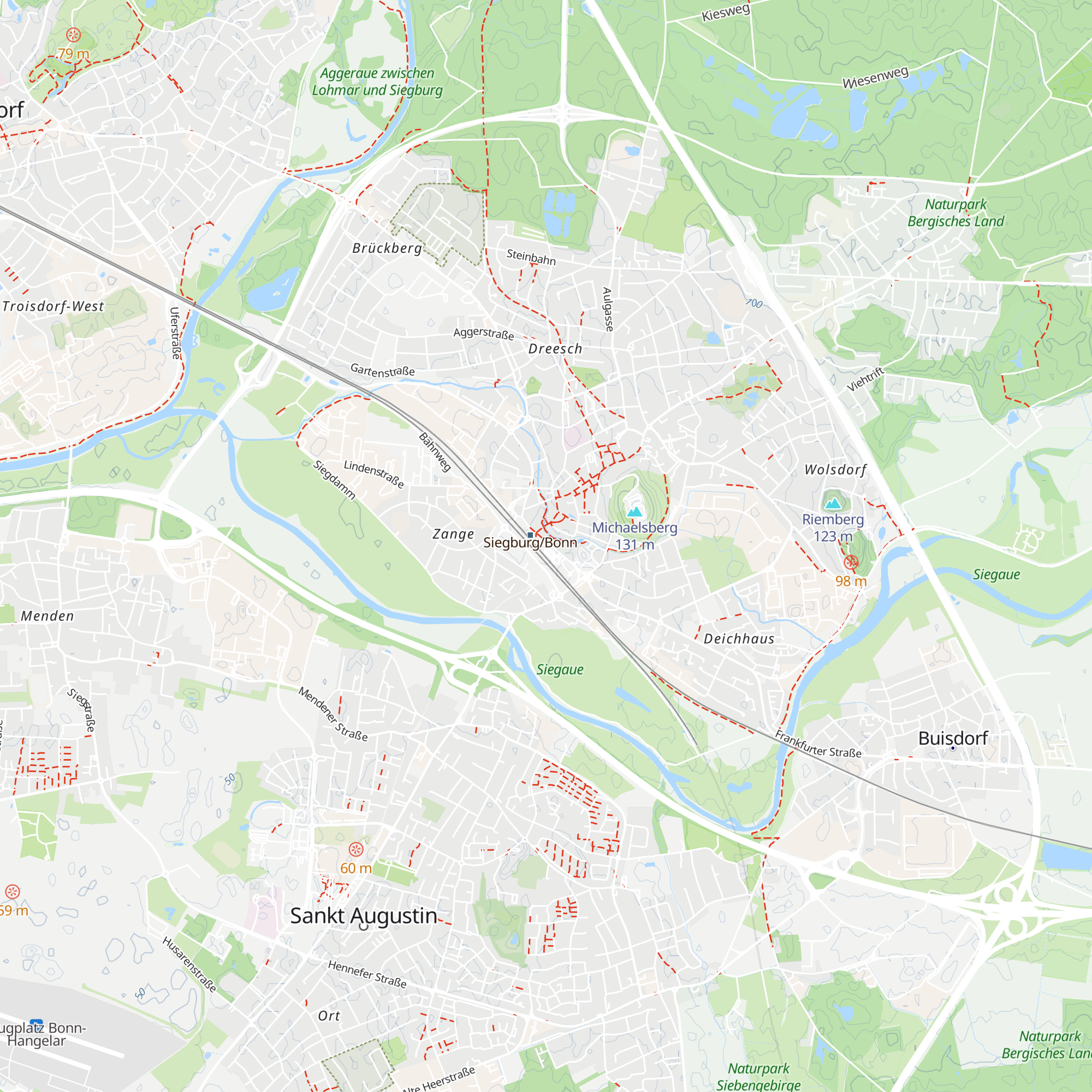 RSVG-Kundenzentrum Siegburg map