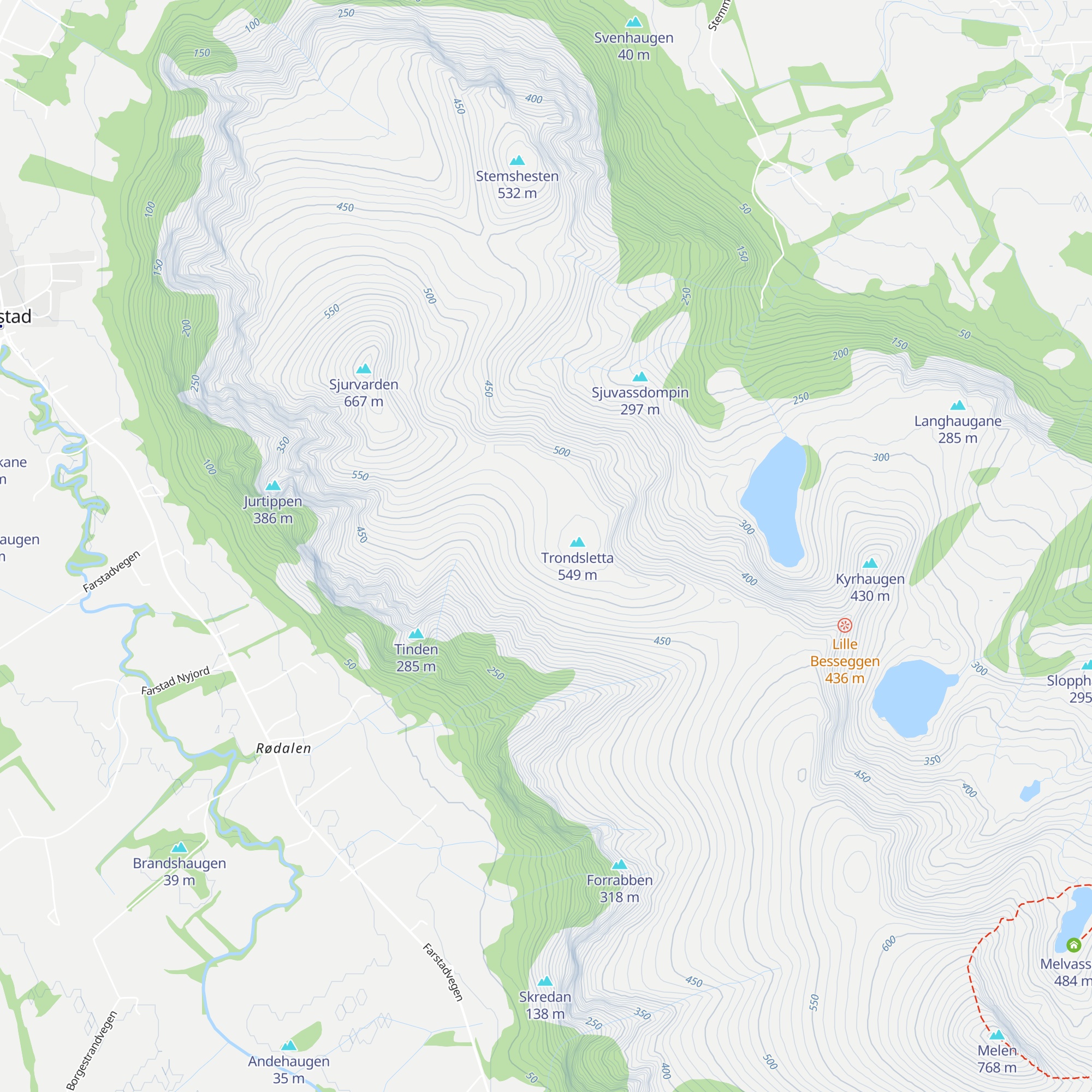 Olavsbu map