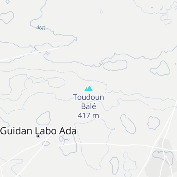 Map of Toudoun Balé