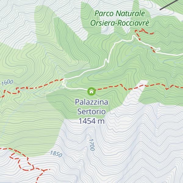 Map of Palazzina Sertorio