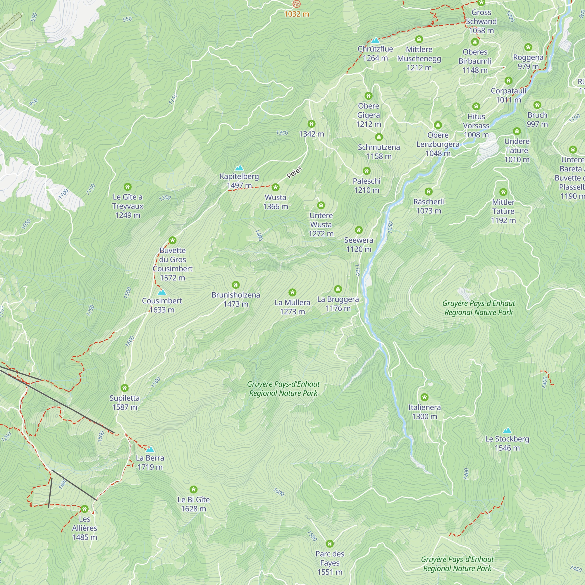 La Müllera map