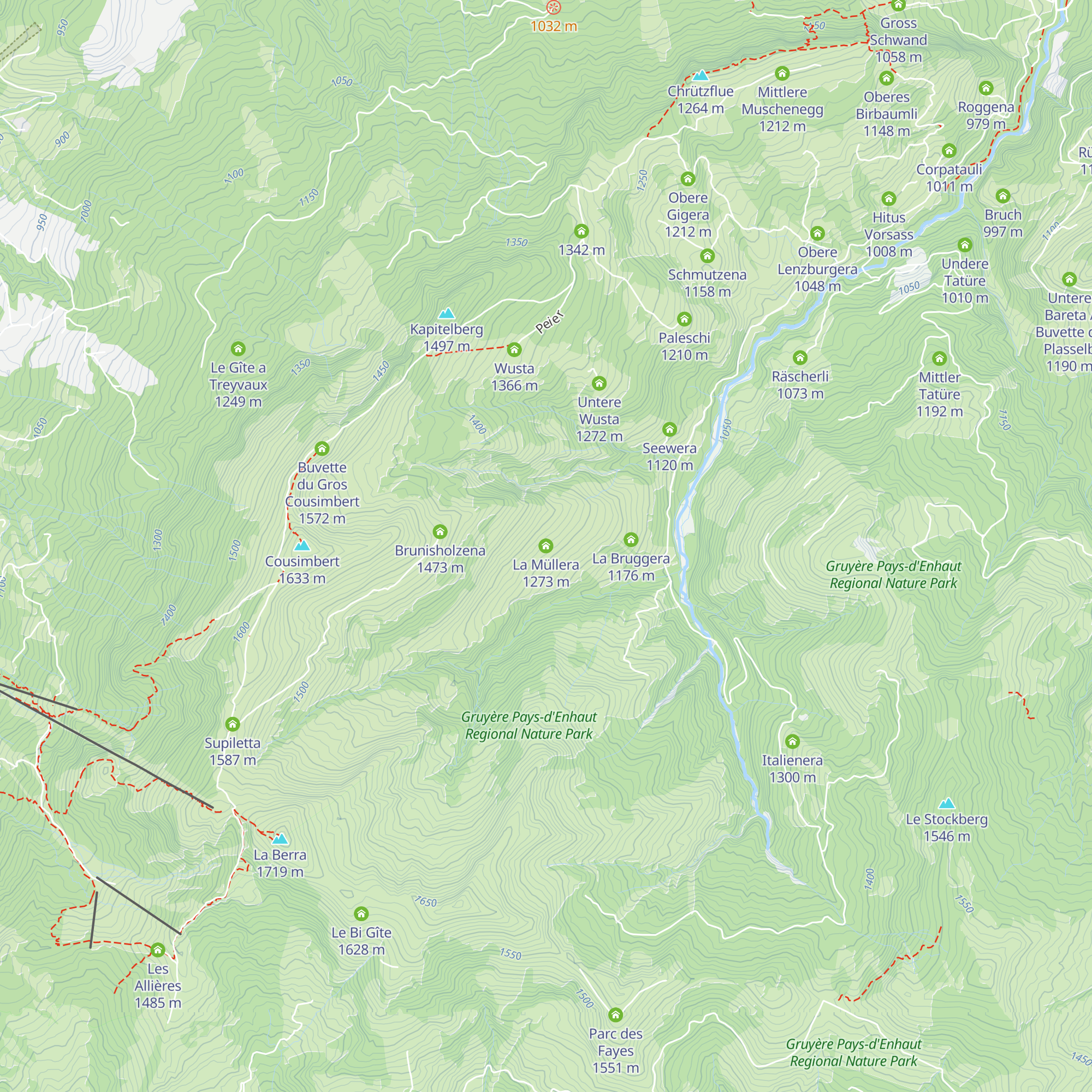 La Müllera map
