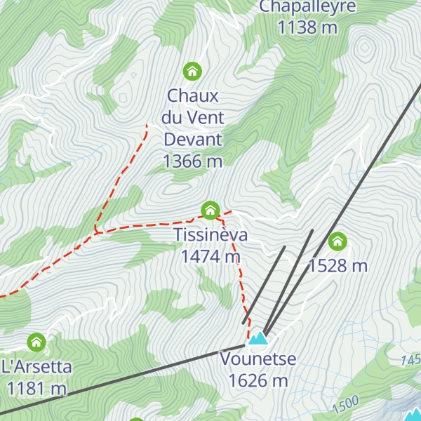 Map of Tissinèva