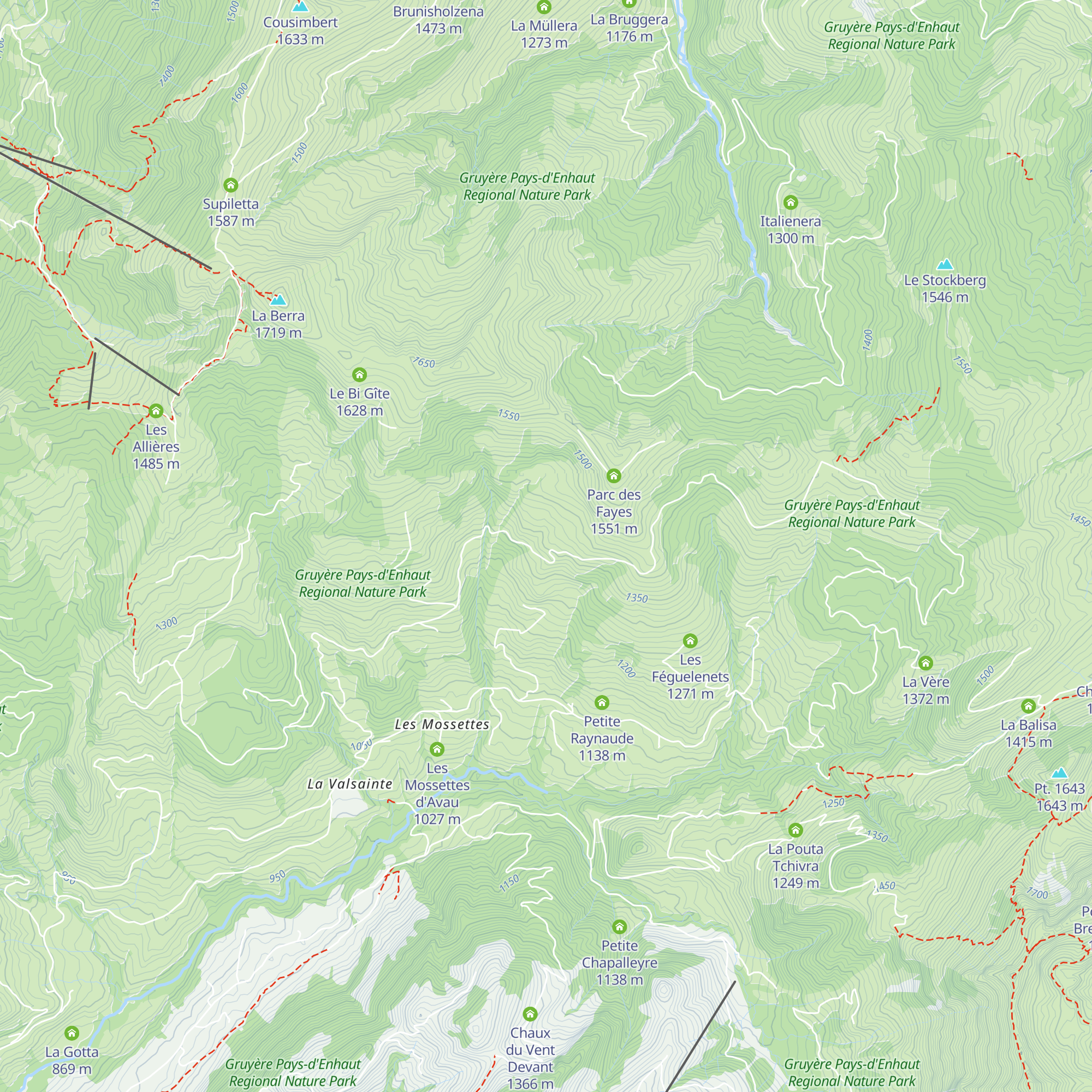 La Petoletta map