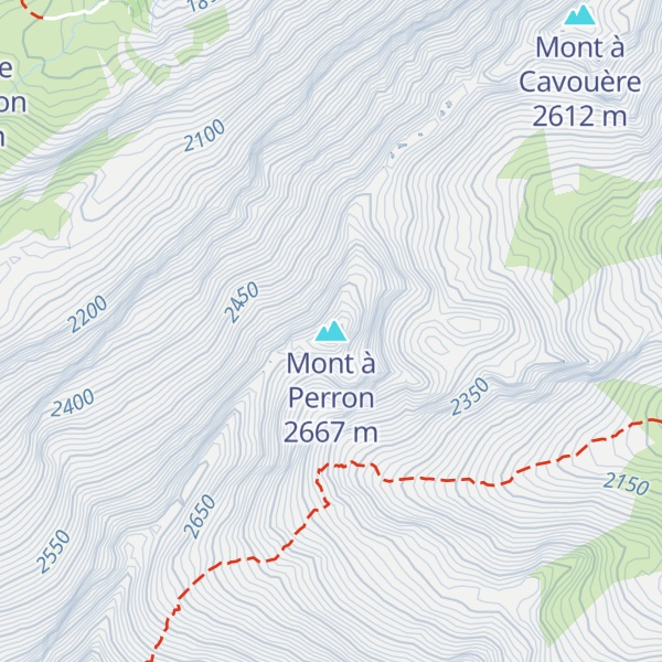 Map of Mont à Perron