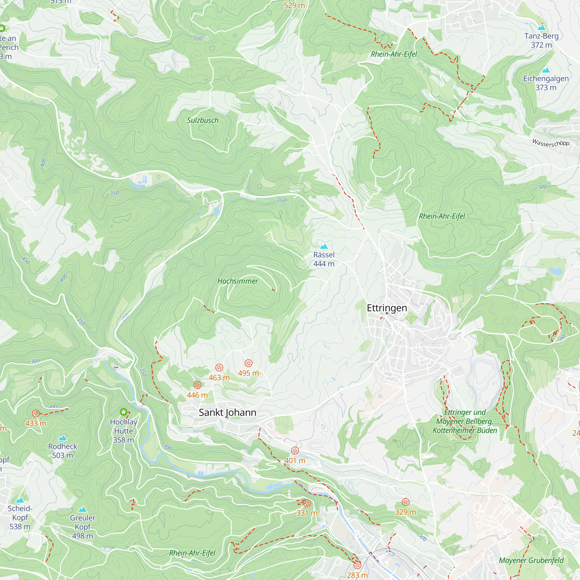 Simmer-Hütte map