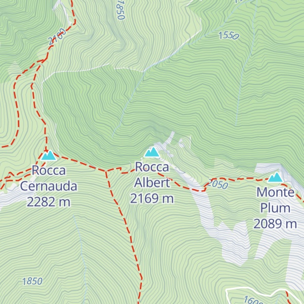 Map of Rocca Albert