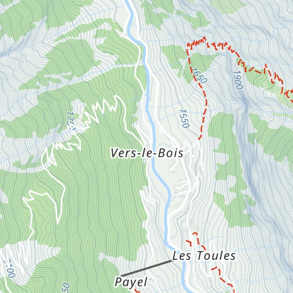 Map of B&B "Vers le bois"