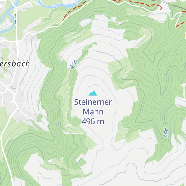 Map of Steinerner Mann