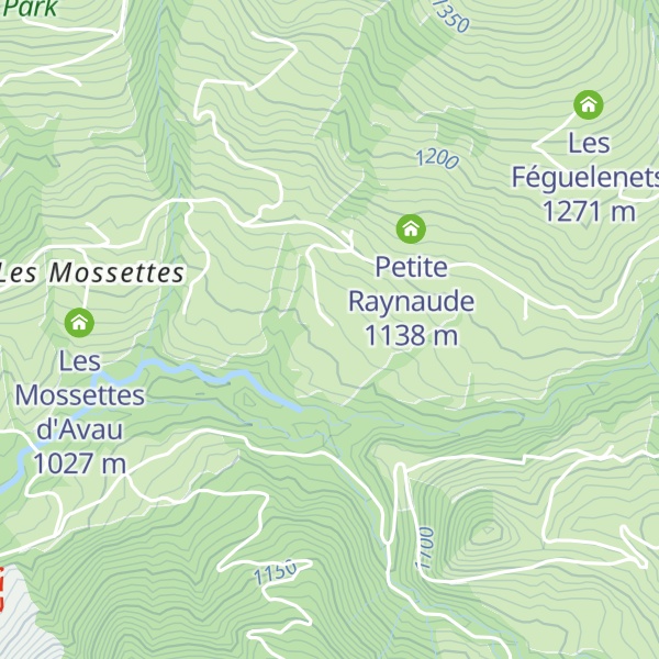 Map of Les Plans