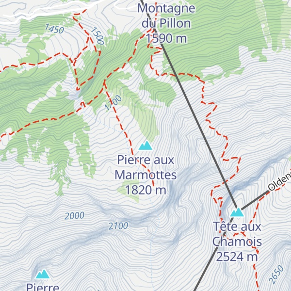 Map of Pierre aux Marmottes