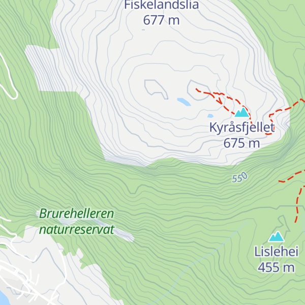 Map of Hekkfjellhytta