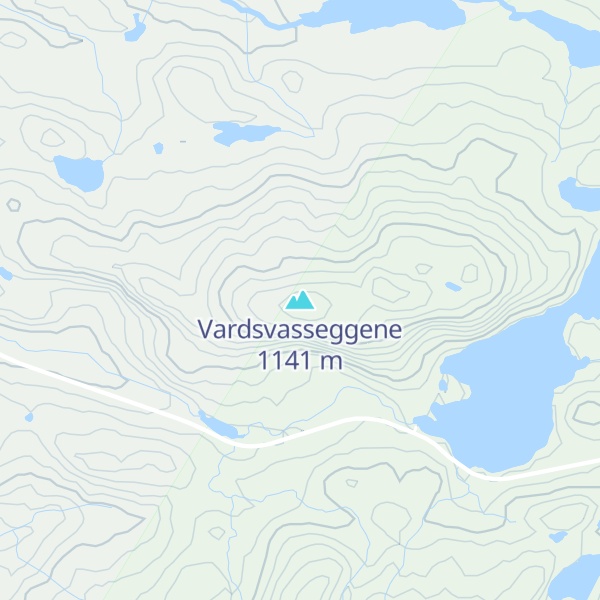 Map of Vardsvasseggene