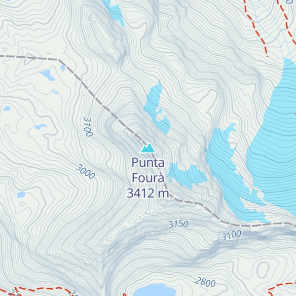 Map of Punta Fourà