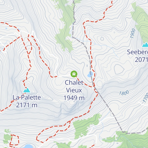 Map of Chalet Vieux