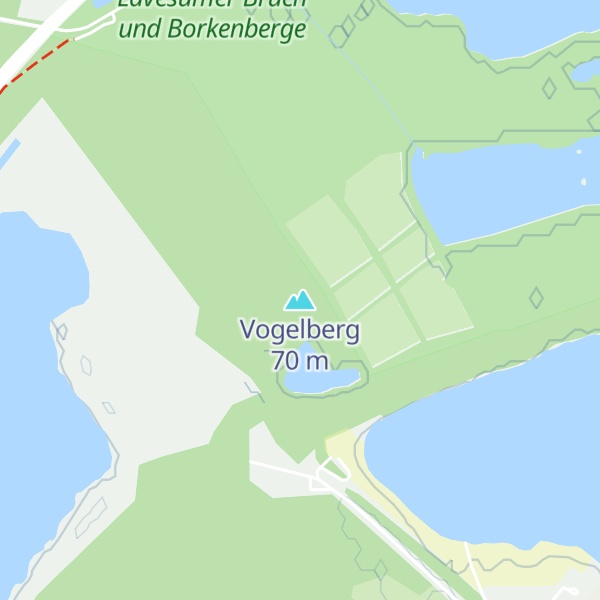 Map of Vogelberg
