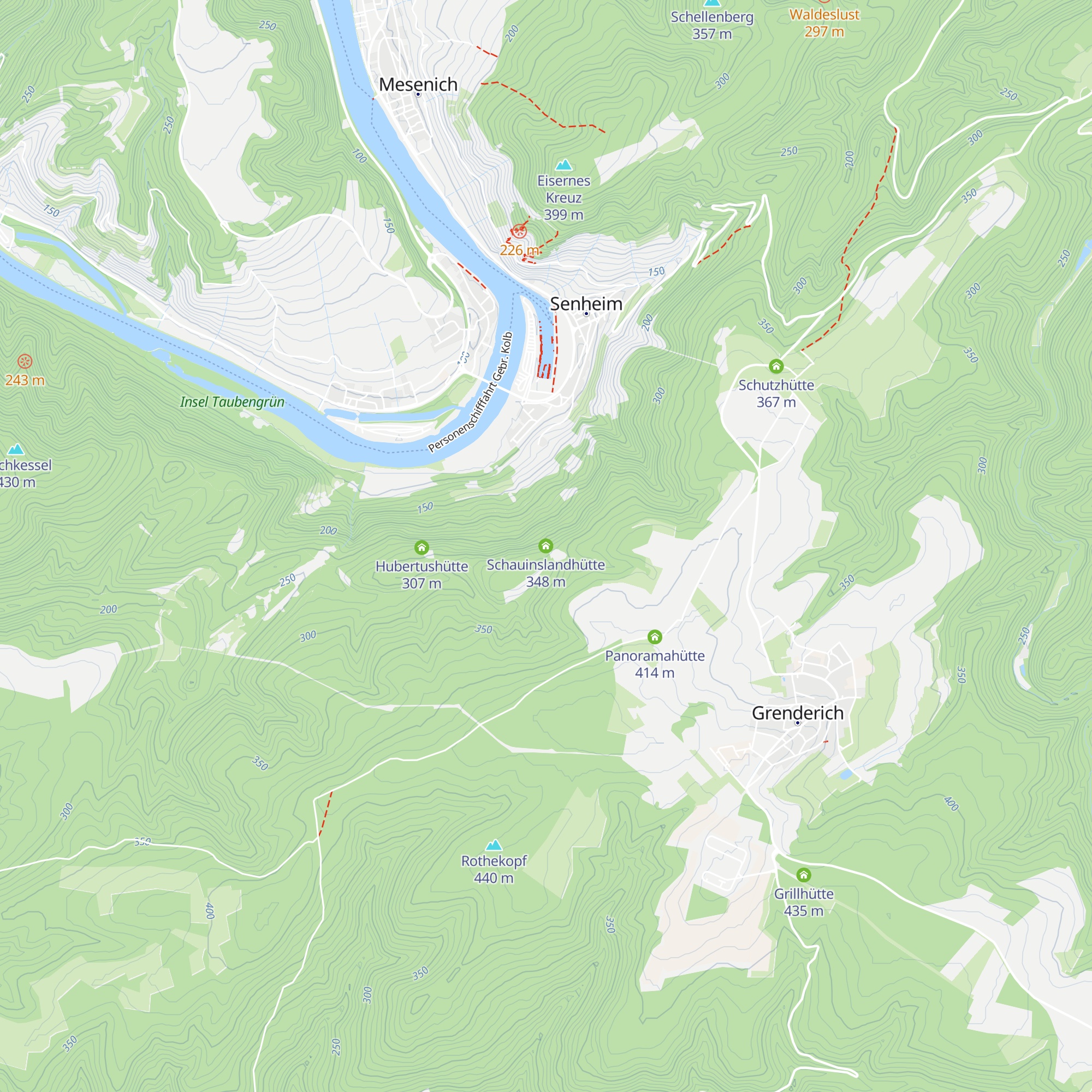 Schauinslandhütte map