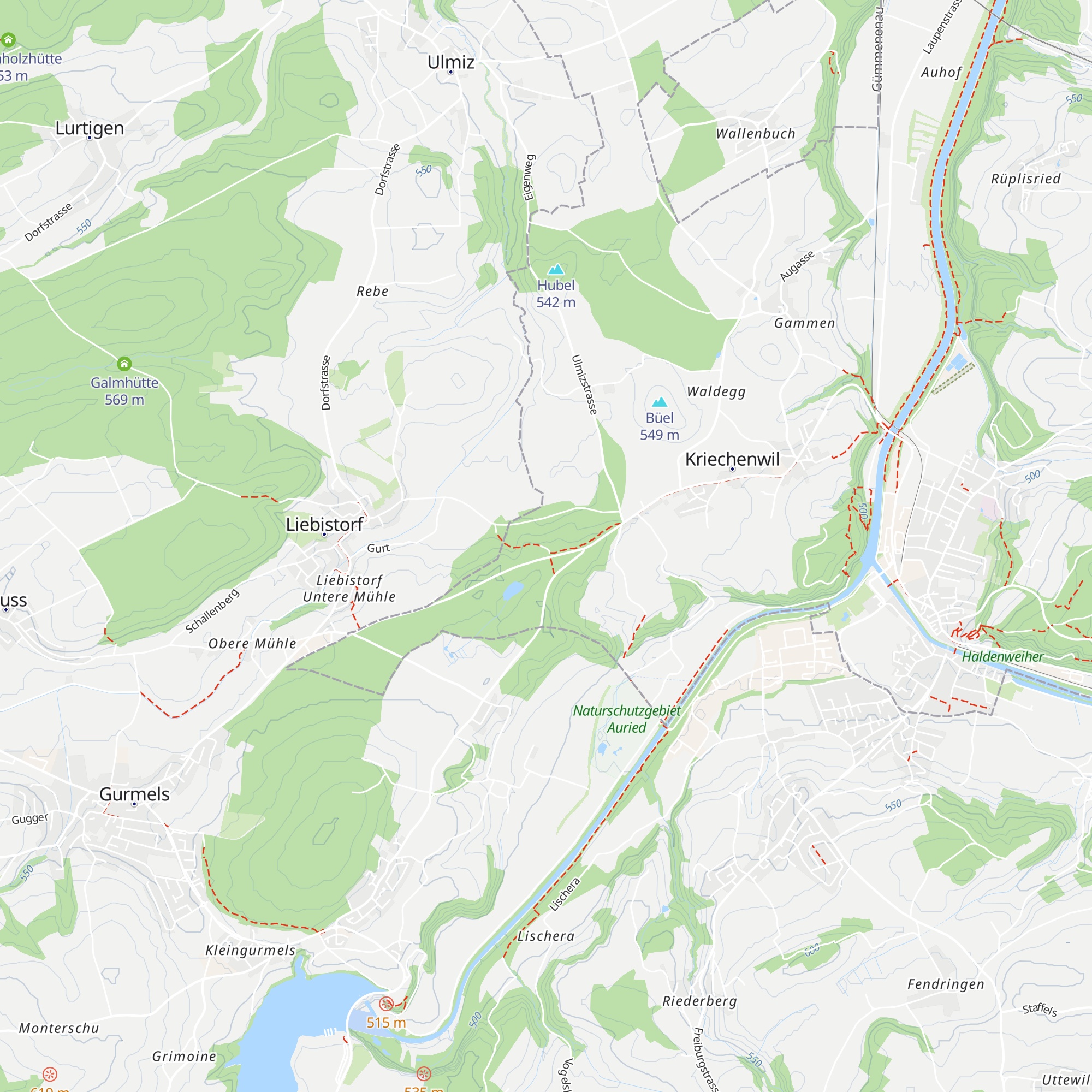 Hütte Platzgerklub map