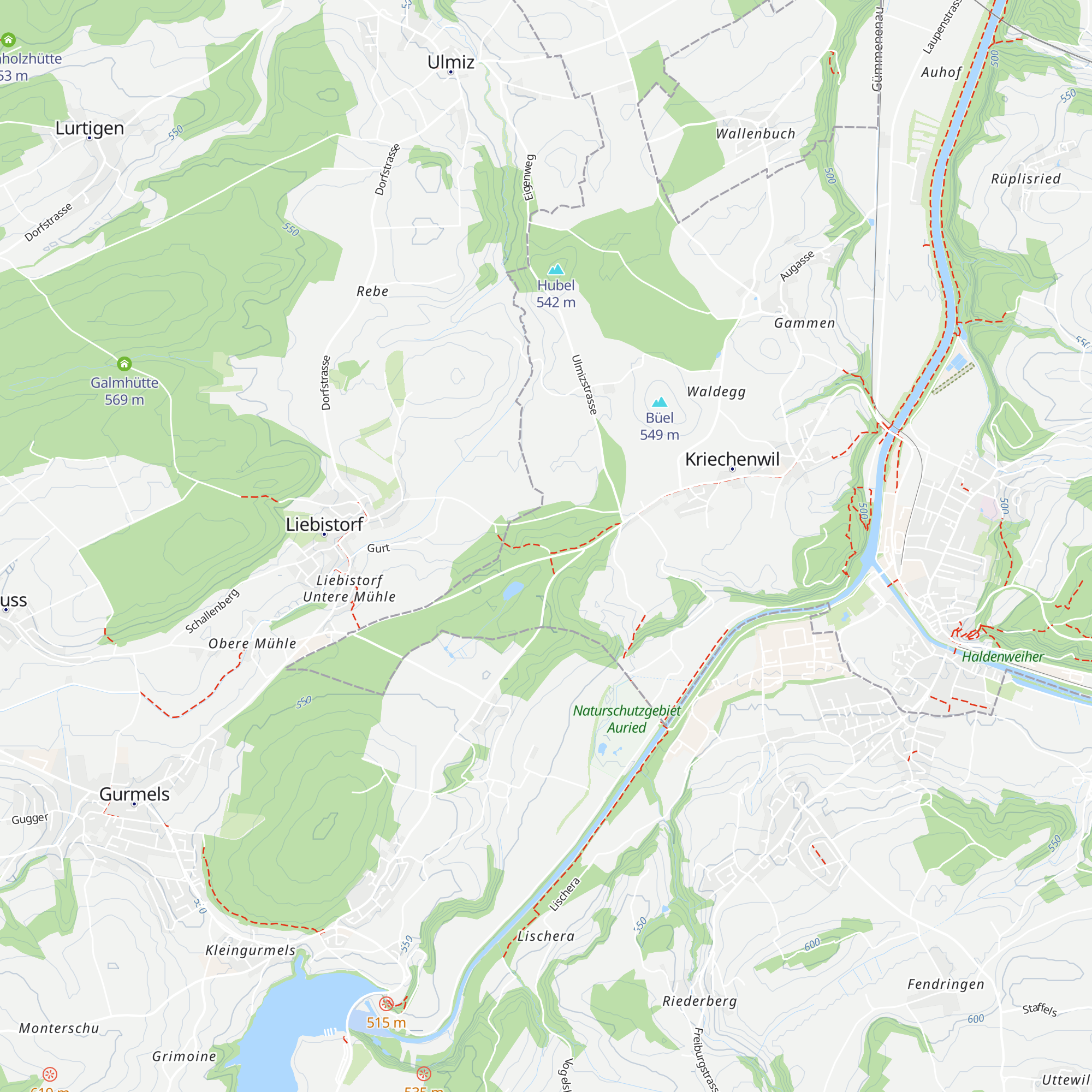 Hütte Platzgerklub map