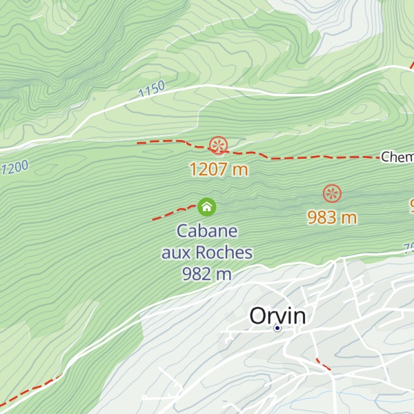 Map of Cabane aux Roches