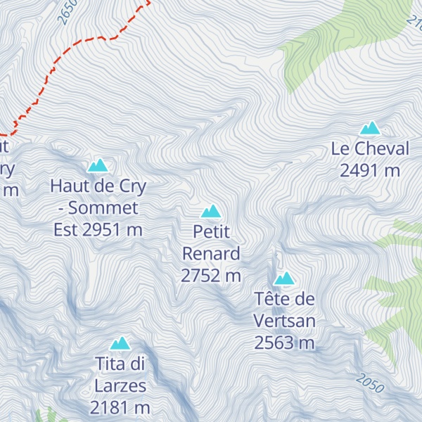 Map of Petit Renard