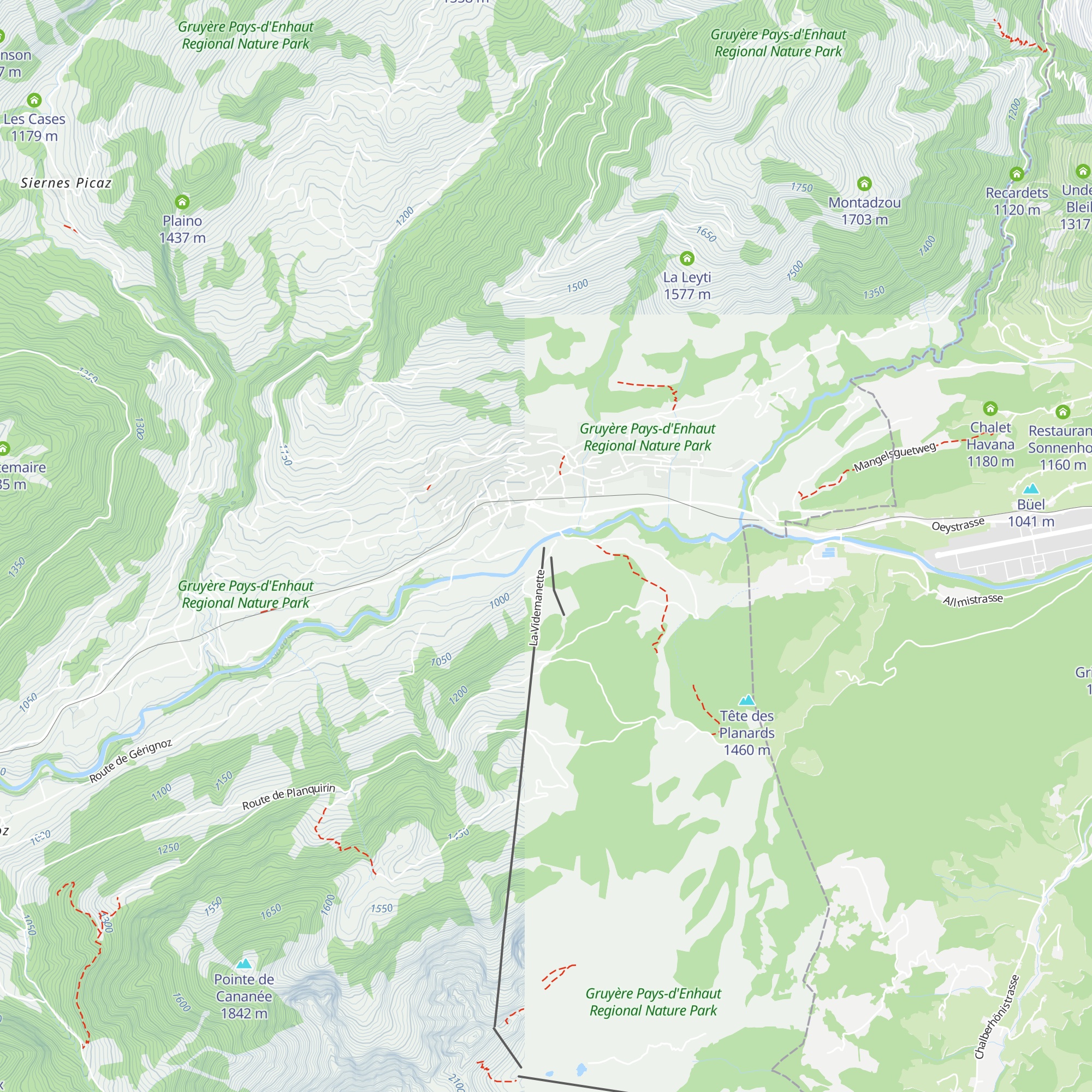 Valley Station map