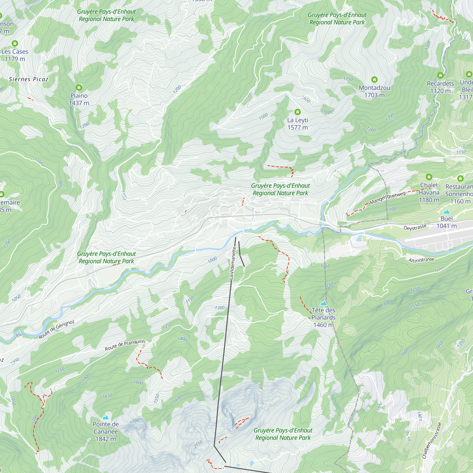 Valley Station map