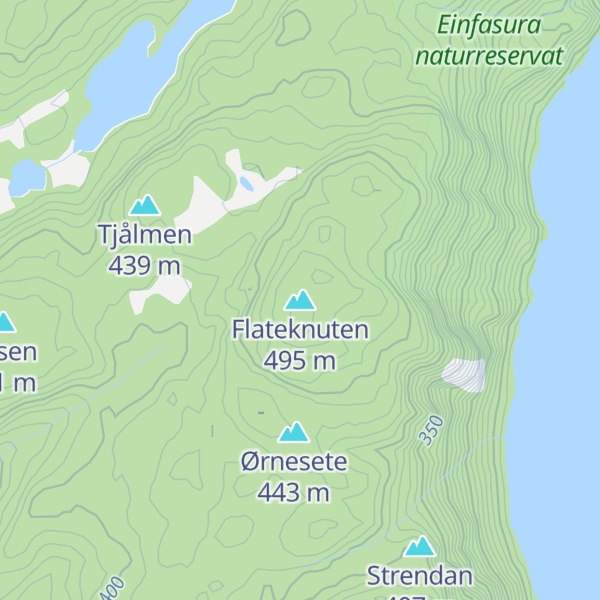 Map of Flateknuten