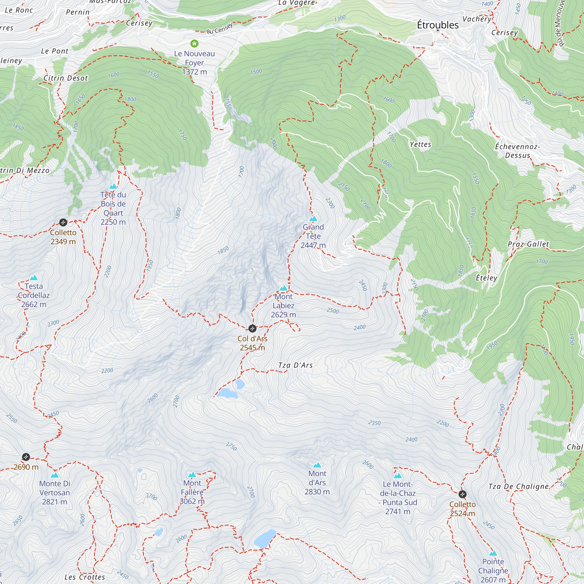Bivouac of Forestry map