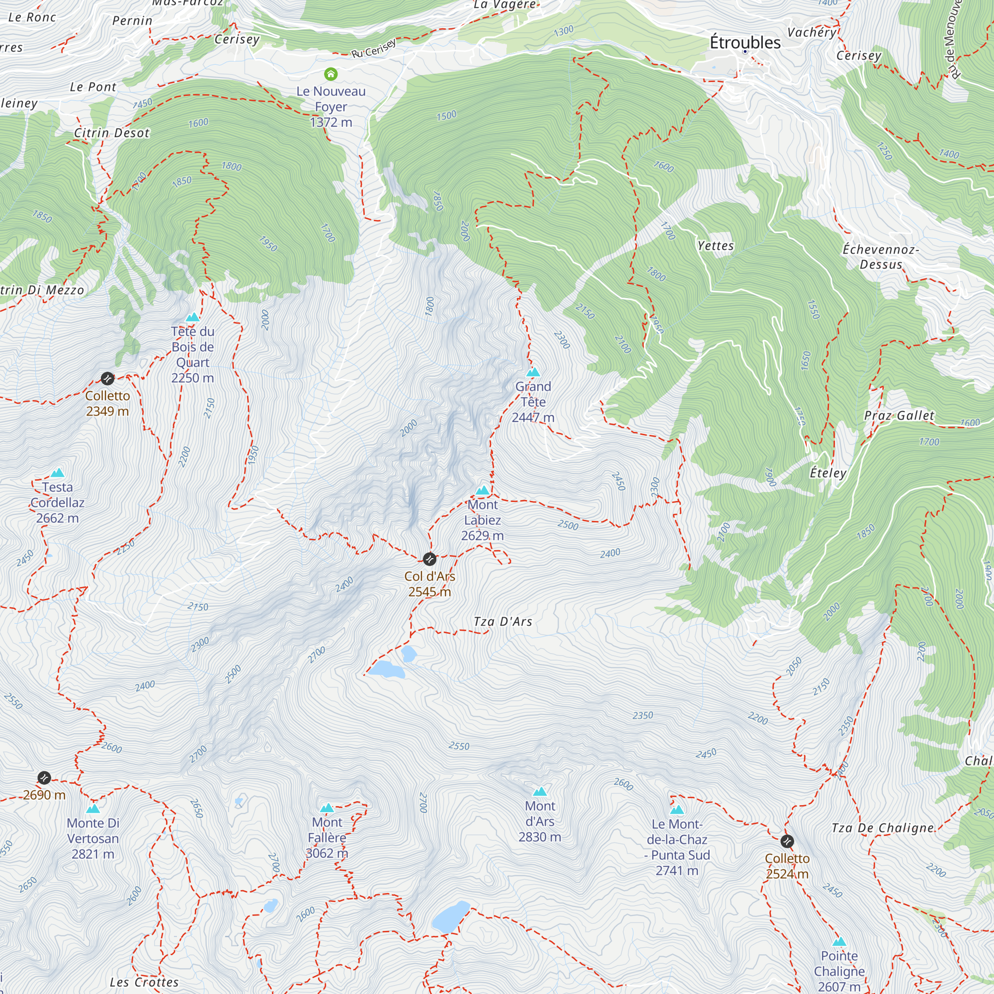 Bivouac of Forestry map