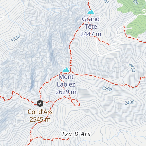 Map of Bivouac of Forestry